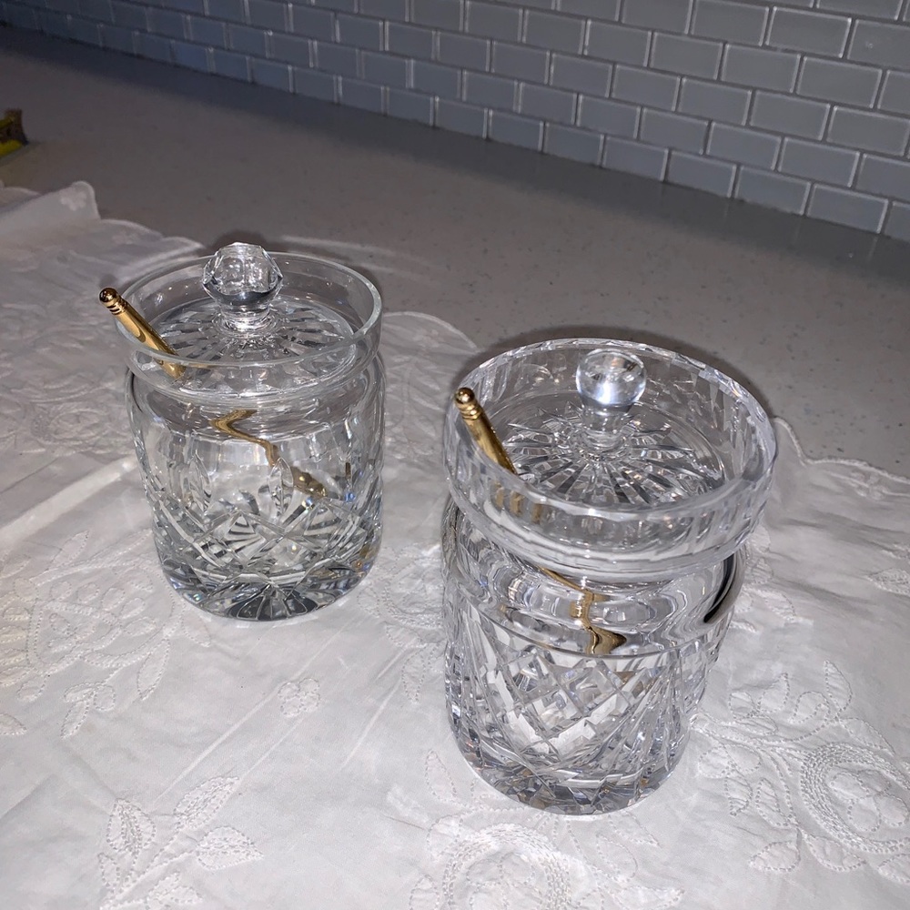 Waterford Crystal jam and jelly jar